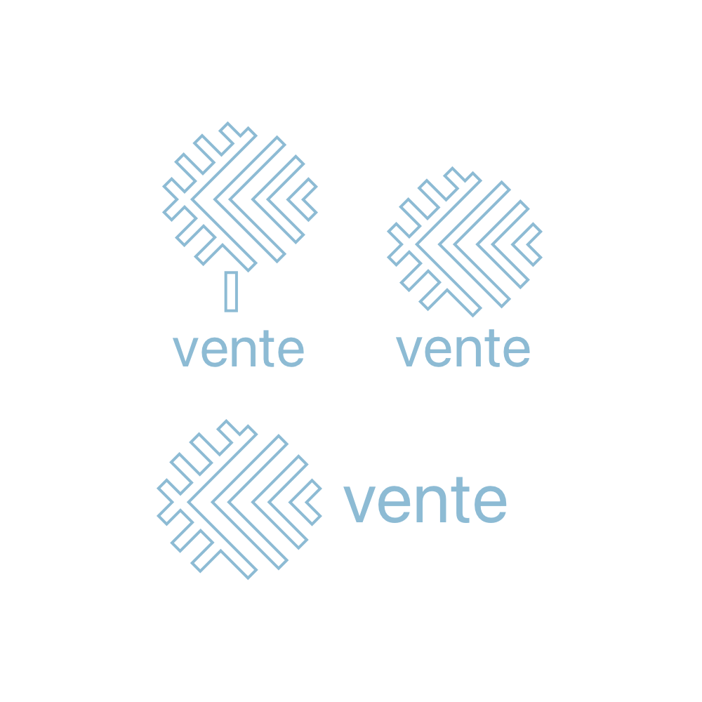 Vente logo option 2 - tree and growth in blue